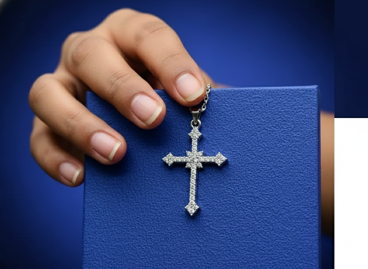 ✨Religious Lord Jesus Crusifix Cross➕ Sterling Silver Stainless Steel Locket ✨ 🎄