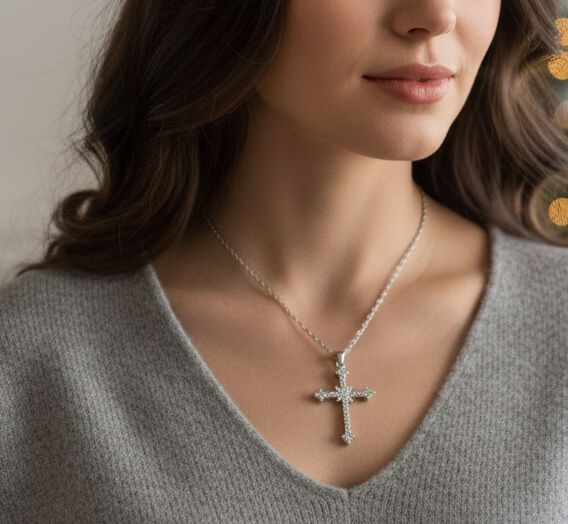 ✨Religious Lord Jesus Crusifix Cross➕ Sterling Silver Stainless Steel Locket ✨ 🎄