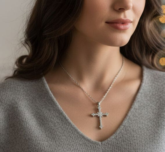✨Religious Lord Jesus Crusifix Cross➕ Sterling Silver Stainless Steel Locket ✨ 🎄