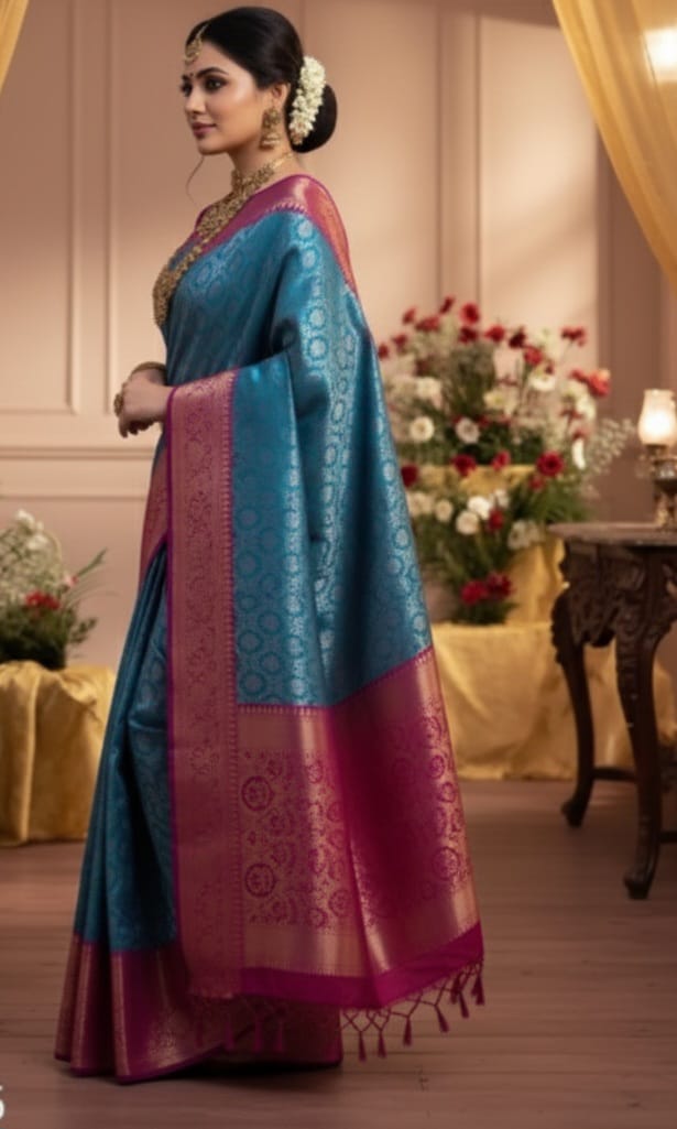 Latest Kanjeevaram Silk Saree ✨️